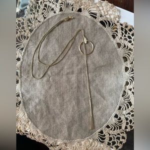 Kendra Scott Adjustable Small Teagan Y Necklace in Gold